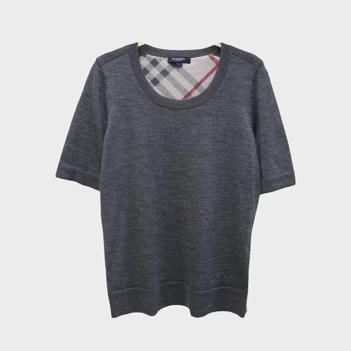 버버리 울 반팔 니트 60850 상품이미지1