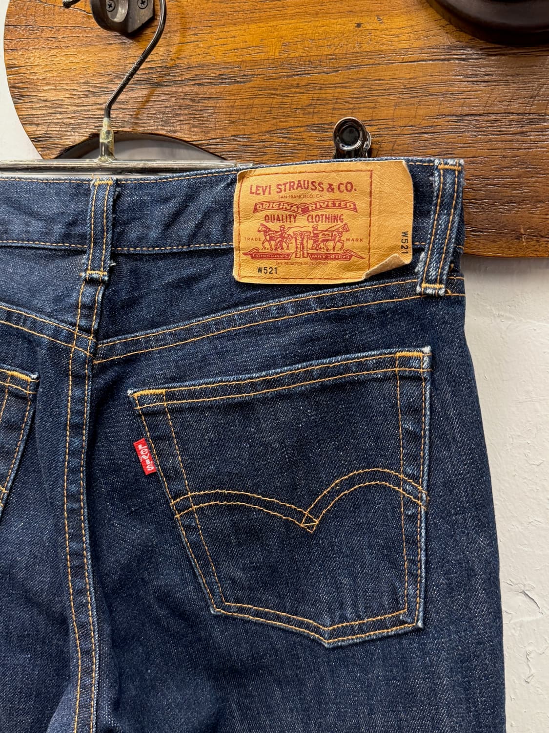 00s Japan Levi’s W521 Slim Straight Deni 상품이미지3