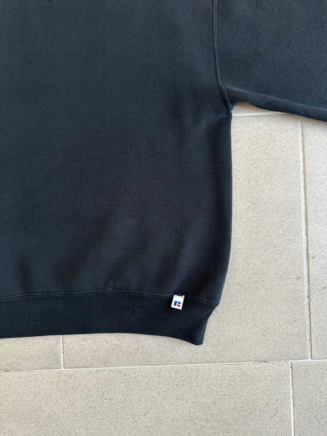 90s 빈티지 러셀 스웻셔츠 블랙 L USA 상품이미지3