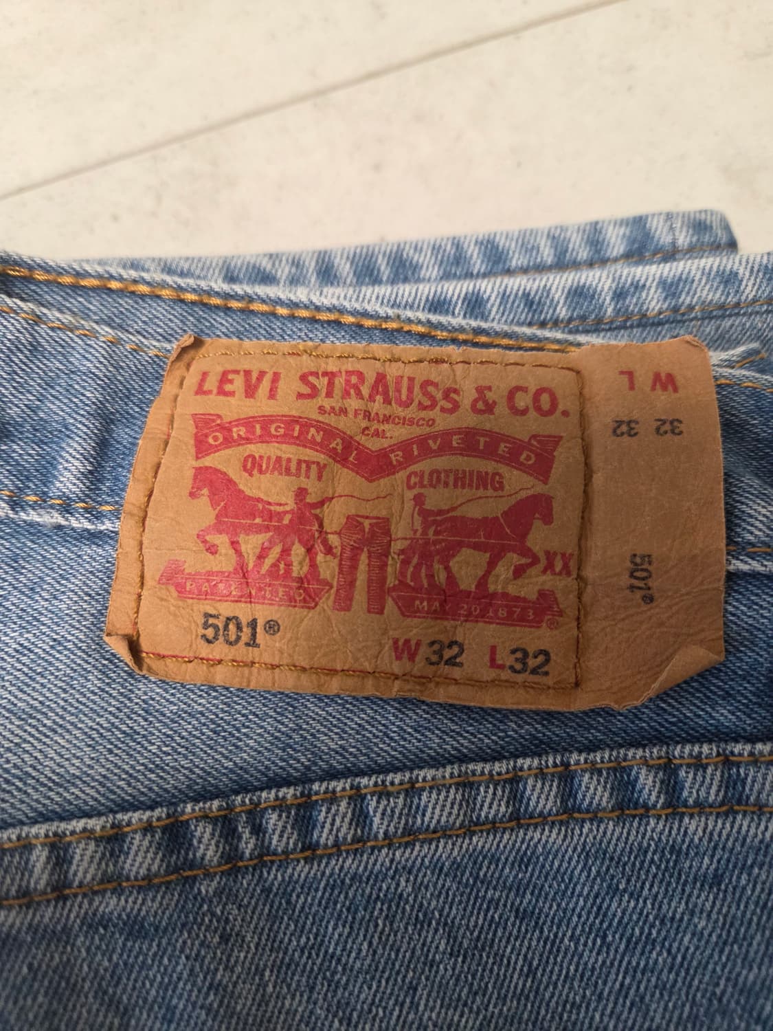 리바이스 501 32/32 상품이미지2