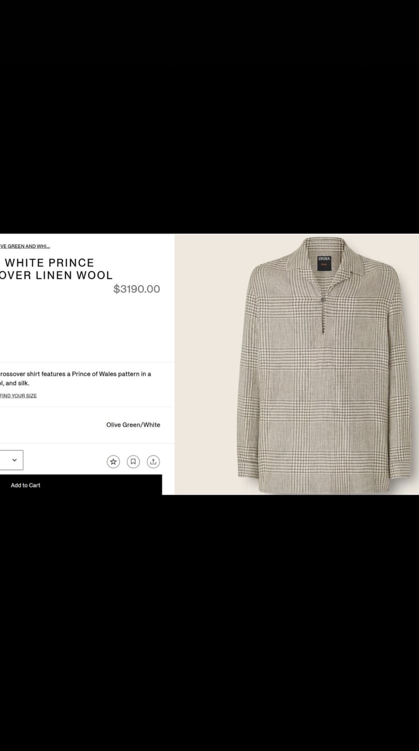 [판매] Ermenegildo Zegna Sports 제냐 린넨 풀오버 상품이미지2