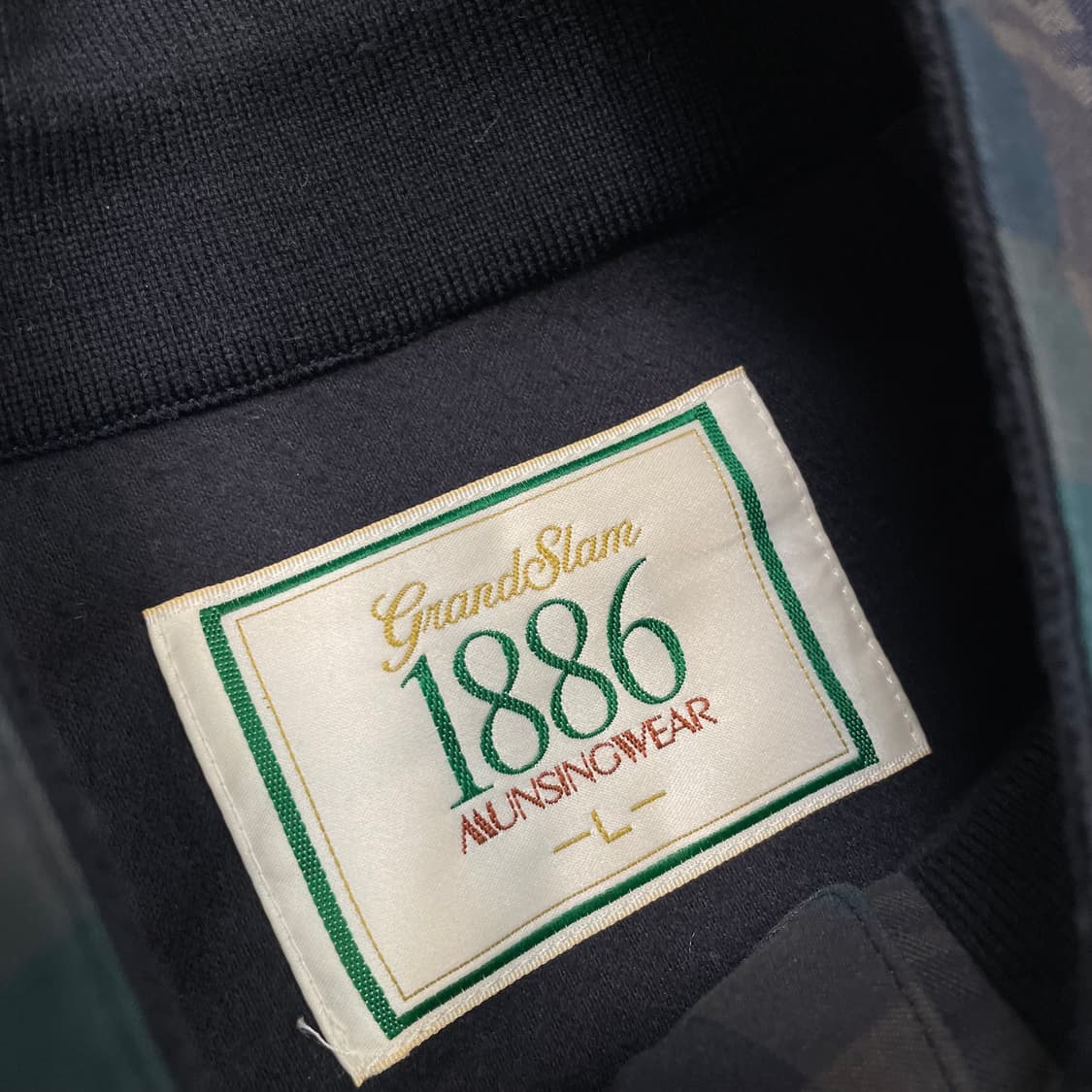 90s Munsingwear 먼싱웨어 체크 헤링턴 스윙탑 자켓  상품이미지2