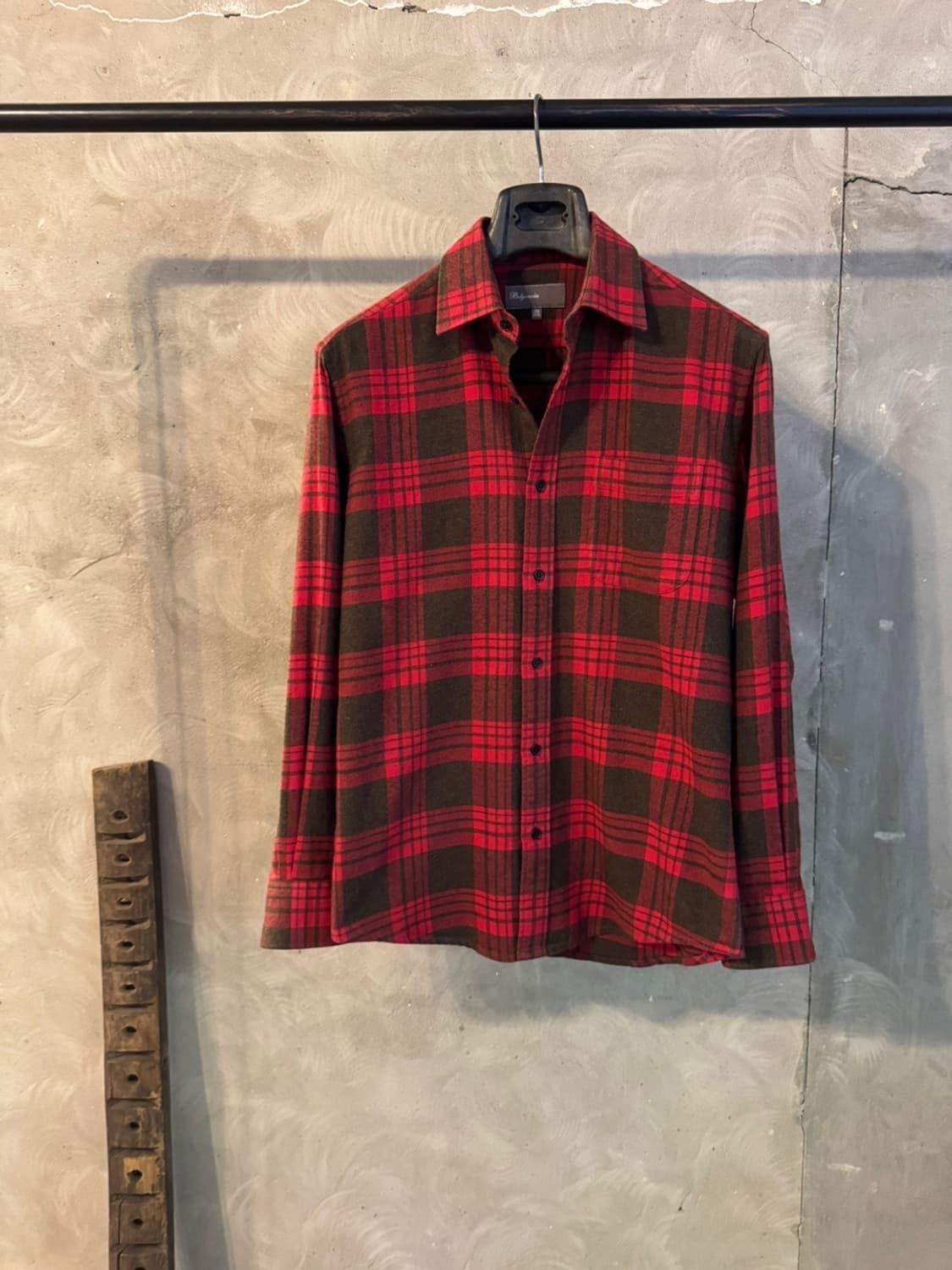 벨그라비아 플란넬 셔츠 슬림100 상품이미지1