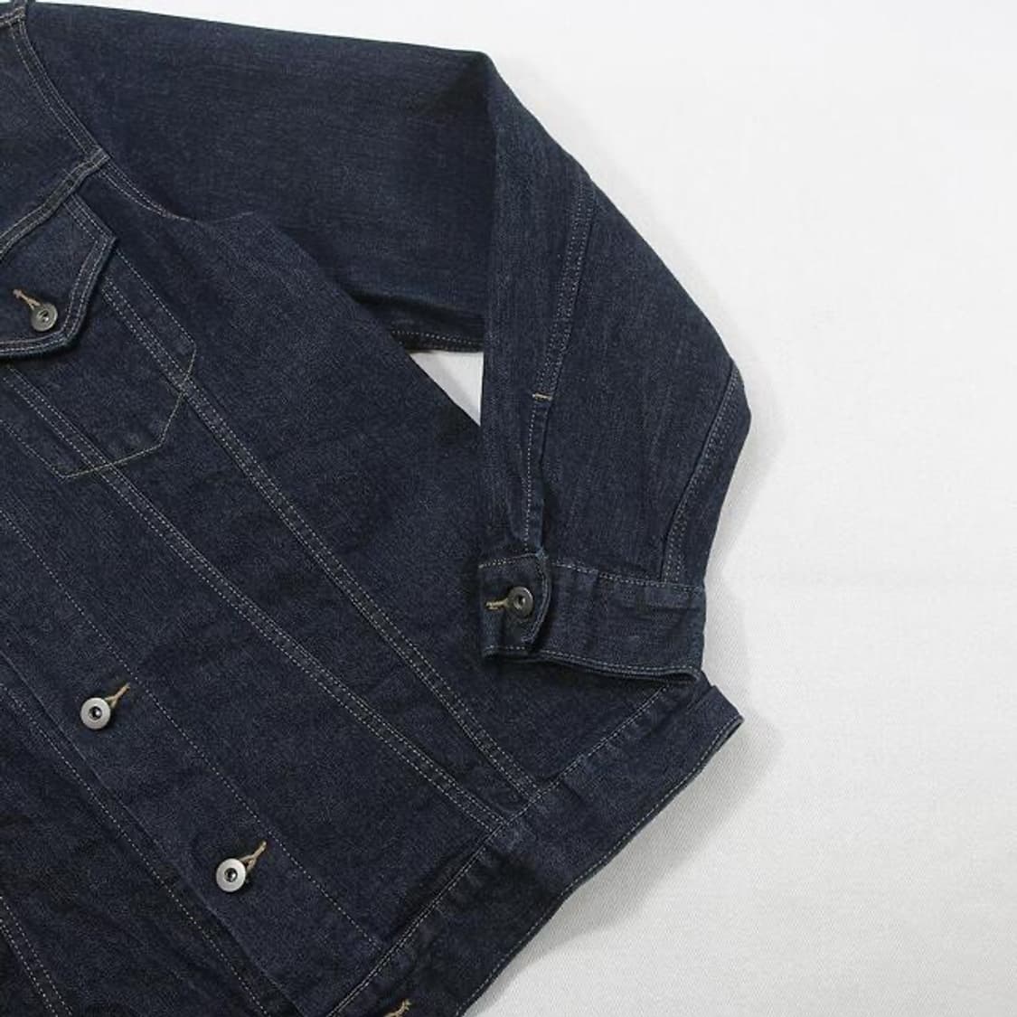 (착용컷) 유니클로 데님 트러커 자켓 (남성용 XL) 상품이미지8