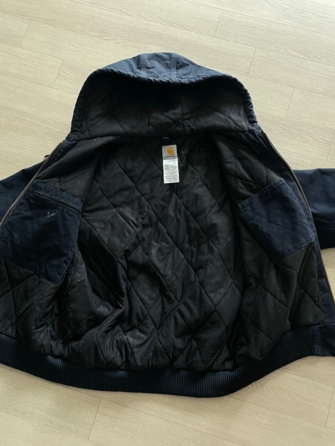 칼하트 j130 MDT 미드나잇 액티브 자켓 샌드스톤 상품이미지7