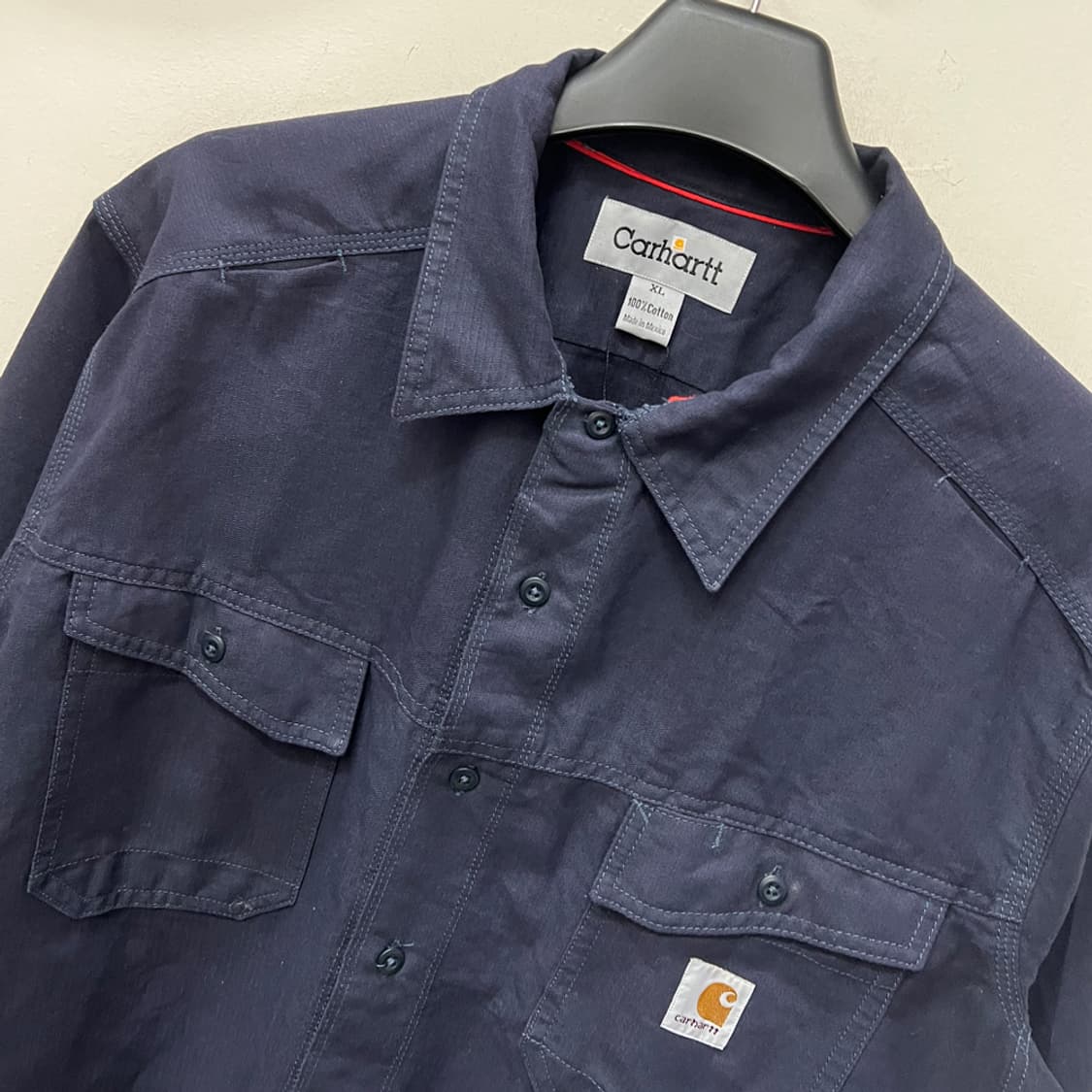 칼하트 리메이크 투포켓 헤비 긴팔 셔츠 남방 XL 상품이미지3