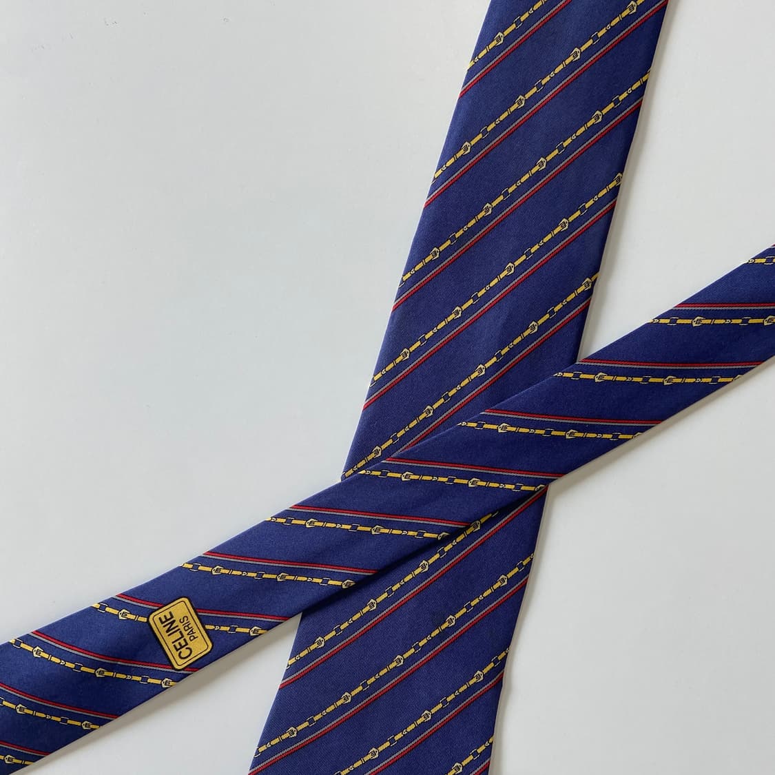 셀린느(celine) 명품 정품 심플로고 넥타이 상품이미지4