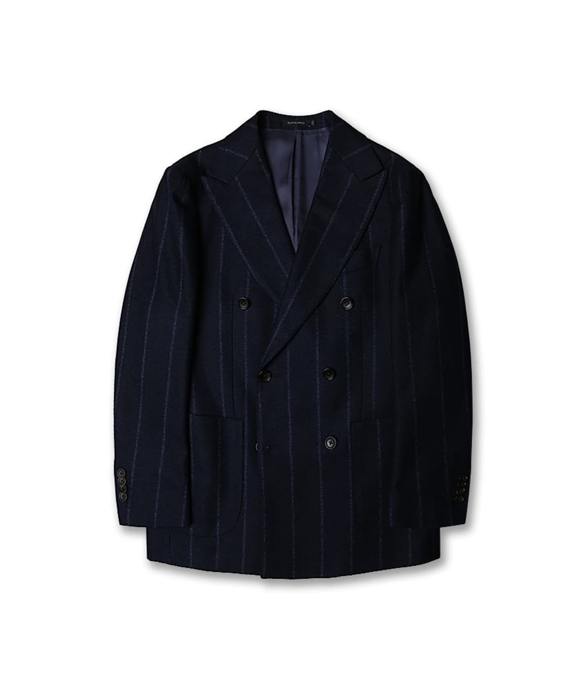 수트 서플라이 [Suit Supply] 델피노 플란넬 스트라이프 더블수트 상품이미지2