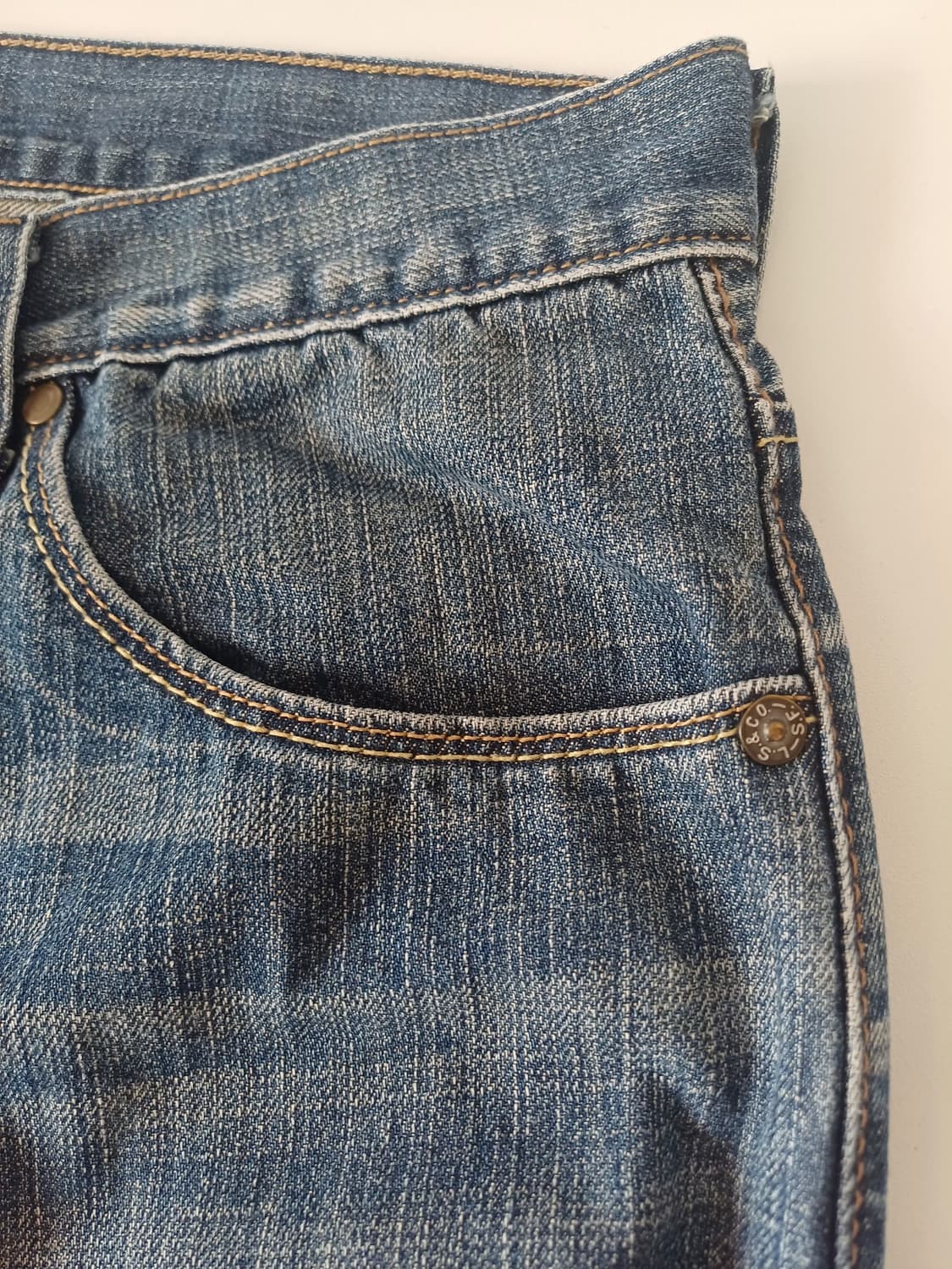 [W36] 리바이스 오리지널진 라인 514 스트레이트 (연청) 상품이미지4