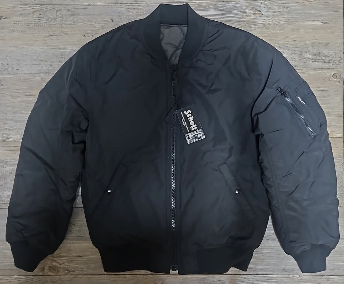 쇼트 뉴욕 리버시블 마원 봄버 자켓 블랙 M 상품이미지1