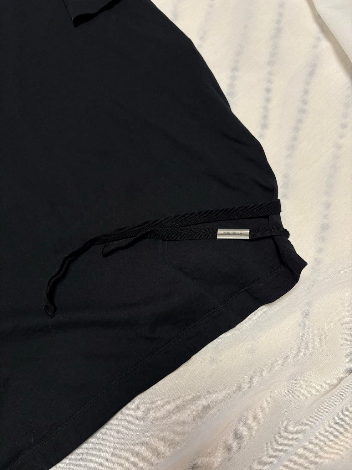 Ann Demeulemeester 반팔 블랙 티셔츠  상품이미지2