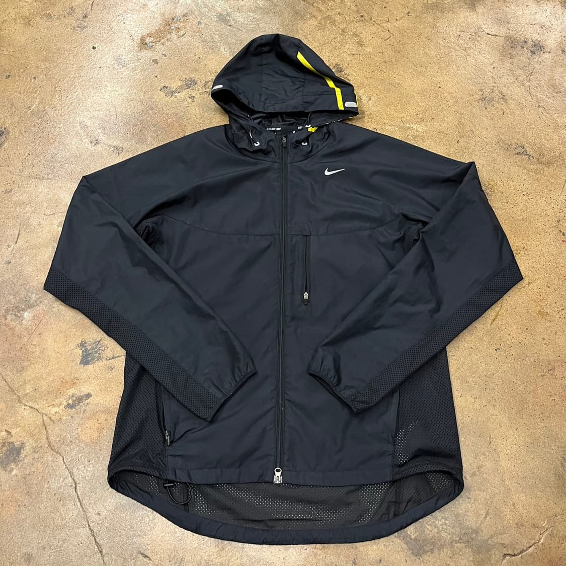 [정품/L] 나이키 블랙 바람막이 후드집업 b14 상품이미지2