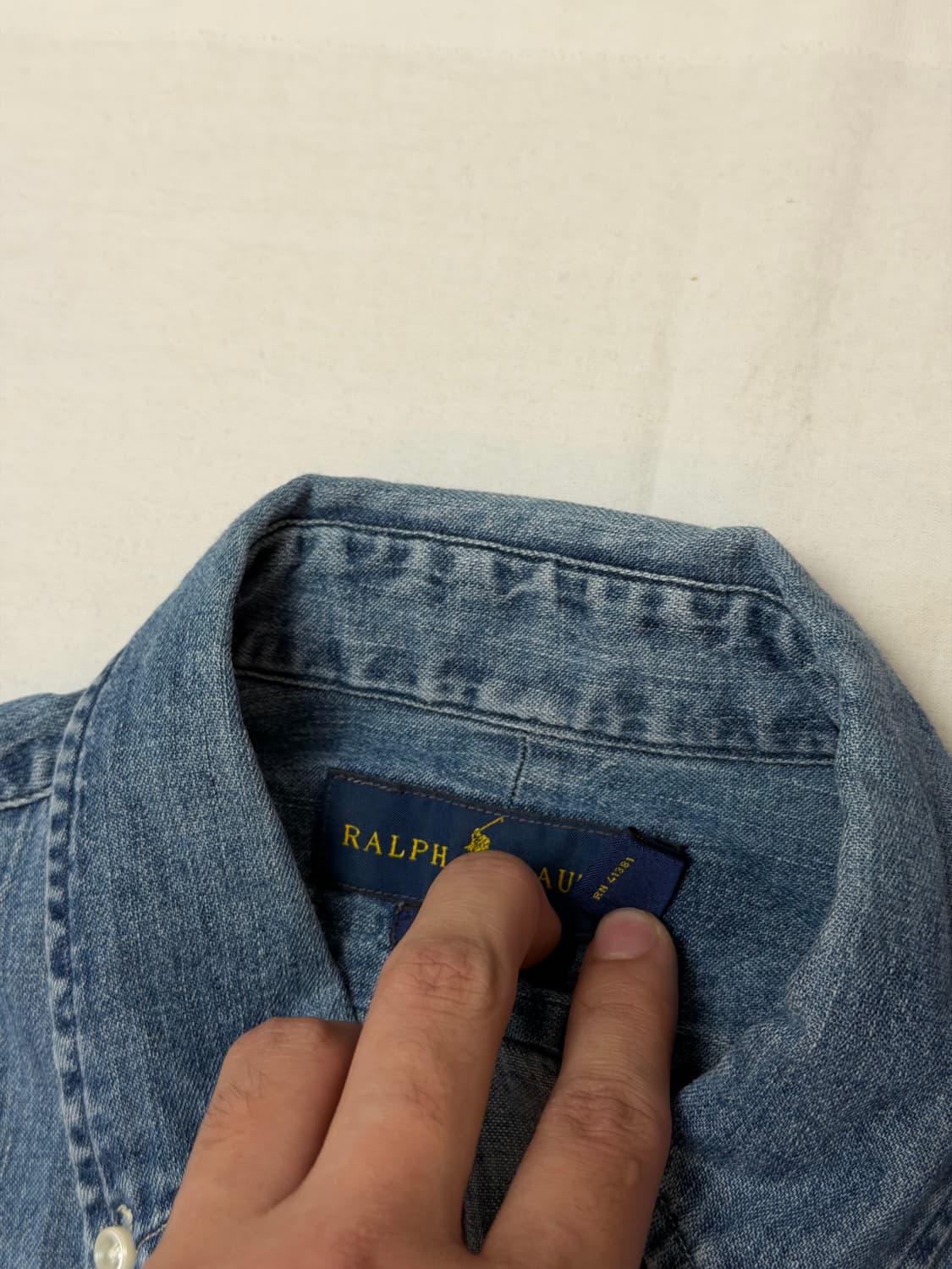 폴로 랄프로렌 멀티포니 데님셔츠 상품이미지5