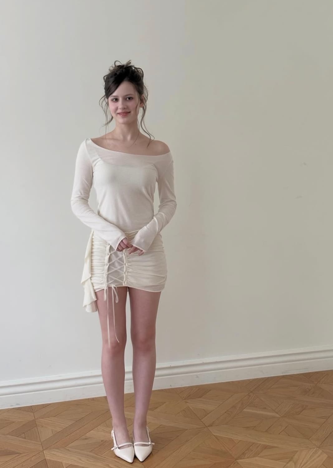 (오늘까지)새상품 벨리아르 베라 코르셋 드레스 크림 vera dress 상품이미지2