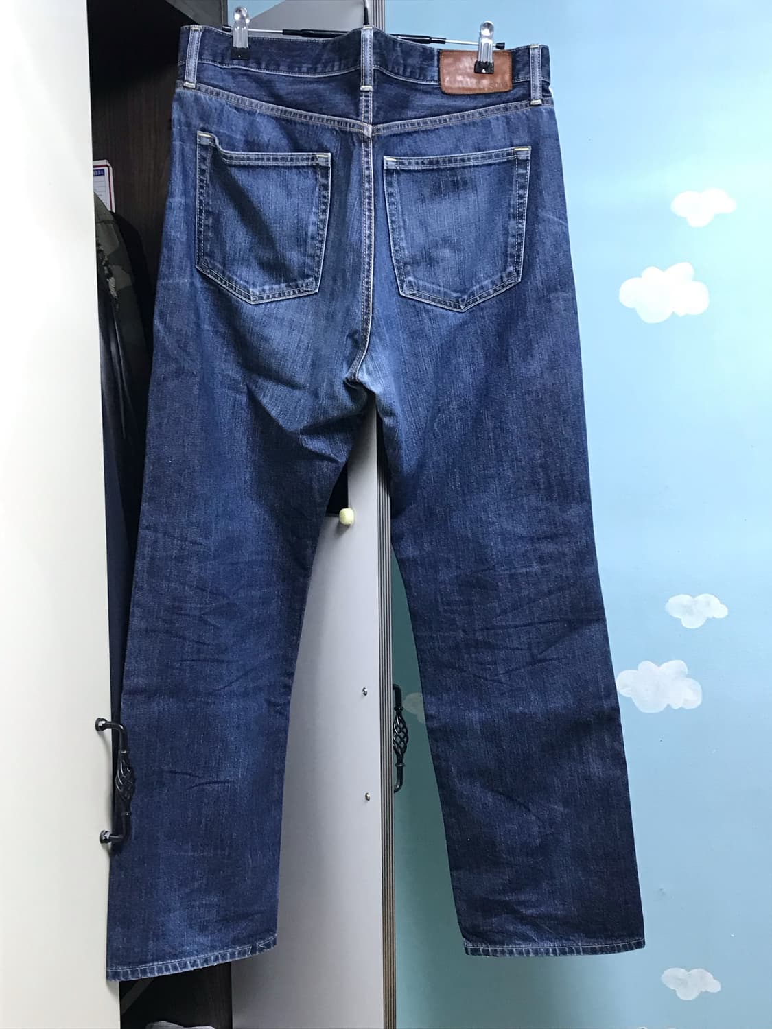 38) 올드 유니클로(2010 레드 uj라인) 레귤러 스트레이트 데님 상품이미지2