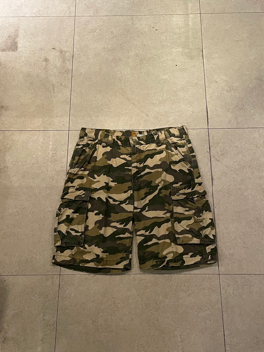 칼하트 카모 카고 반바지 상품이미지7