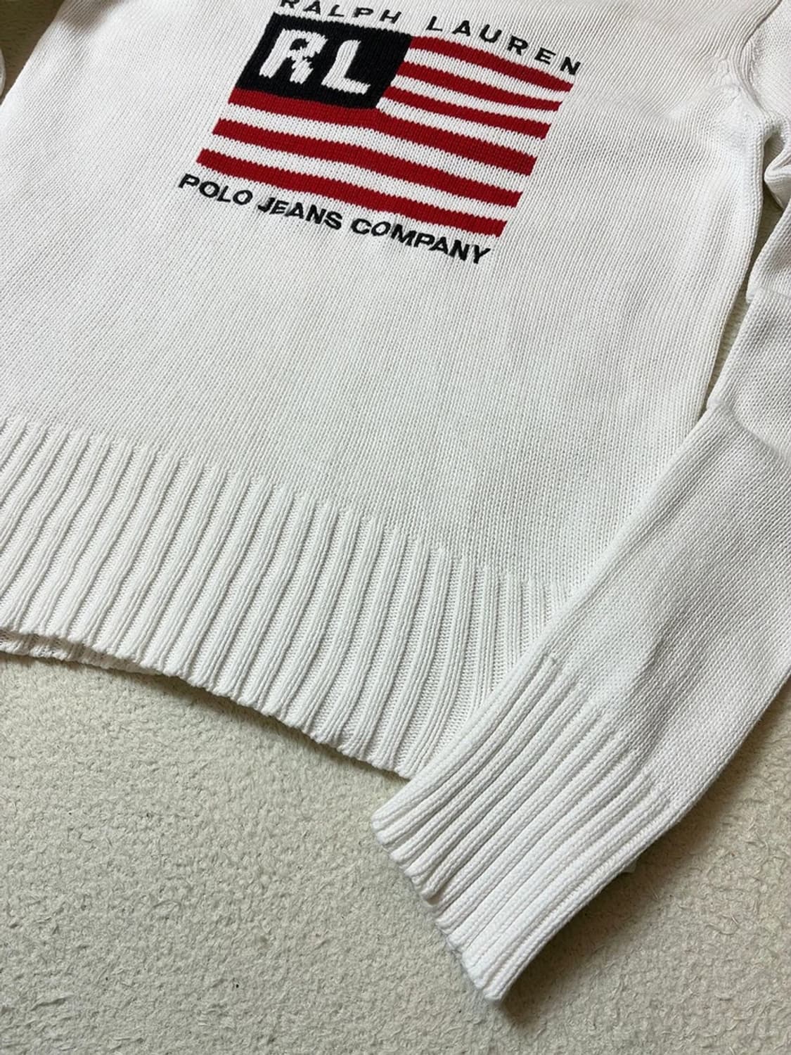 폴로진스 00's 아이코닉 플래그 니트 스웨터 PN6705 상품이미지4