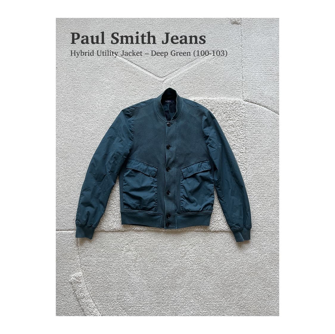 폴스미스 하이브리드 유틸리티 자켓 (100-103) 상품이미지1