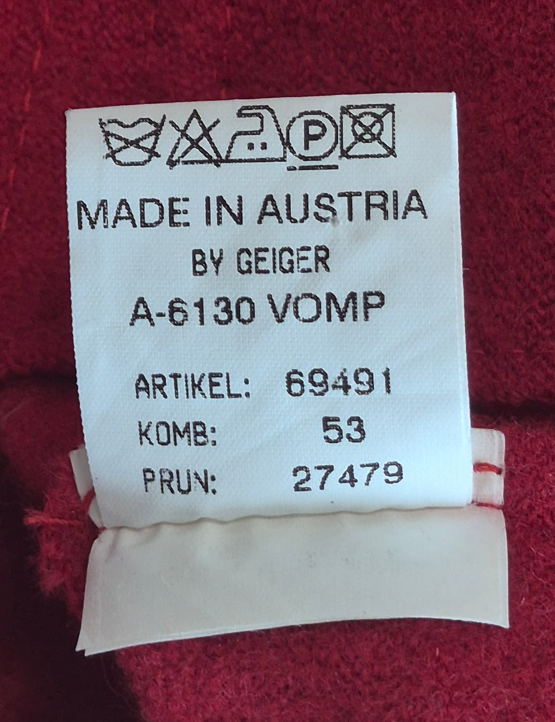 90's GEIGER Boiled Wool Vest (38) 상품이미지7