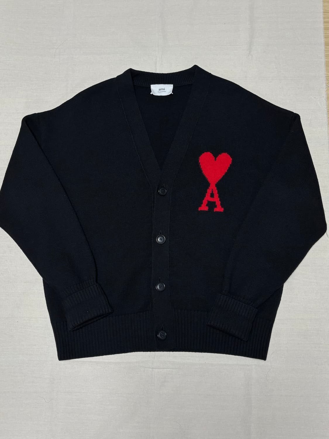 아미 빅하트 로고 가디건 [L] 상품이미지1
