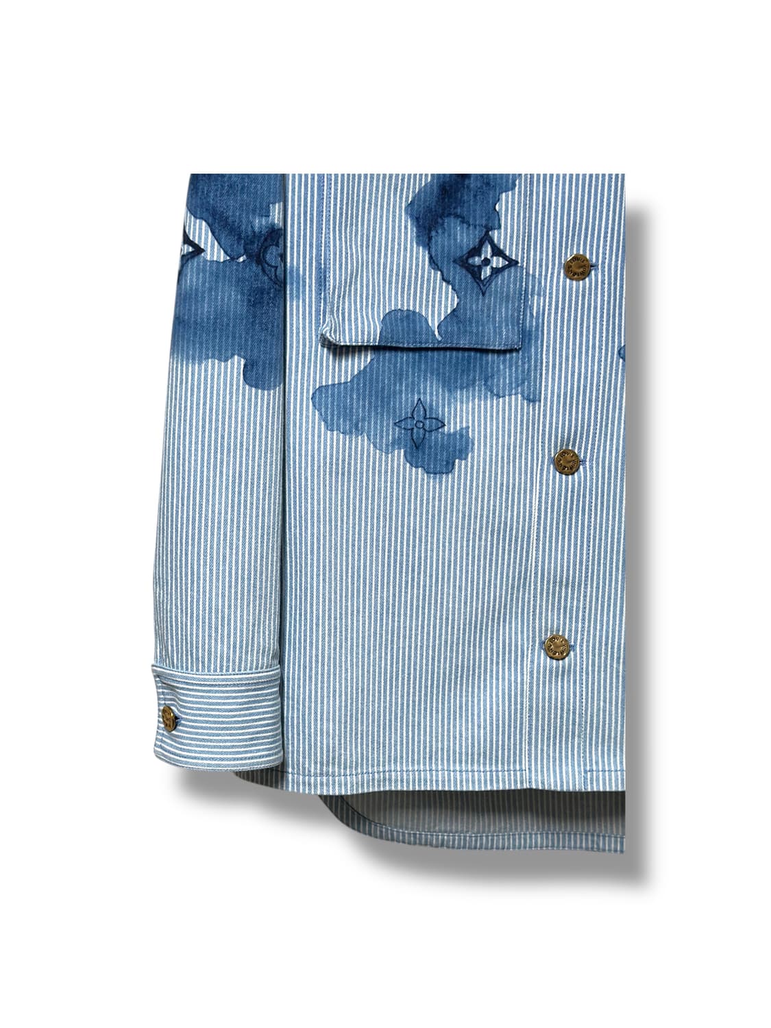 루이비통 워터컬러 셔츠 자켓 S사이즈 상품이미지4