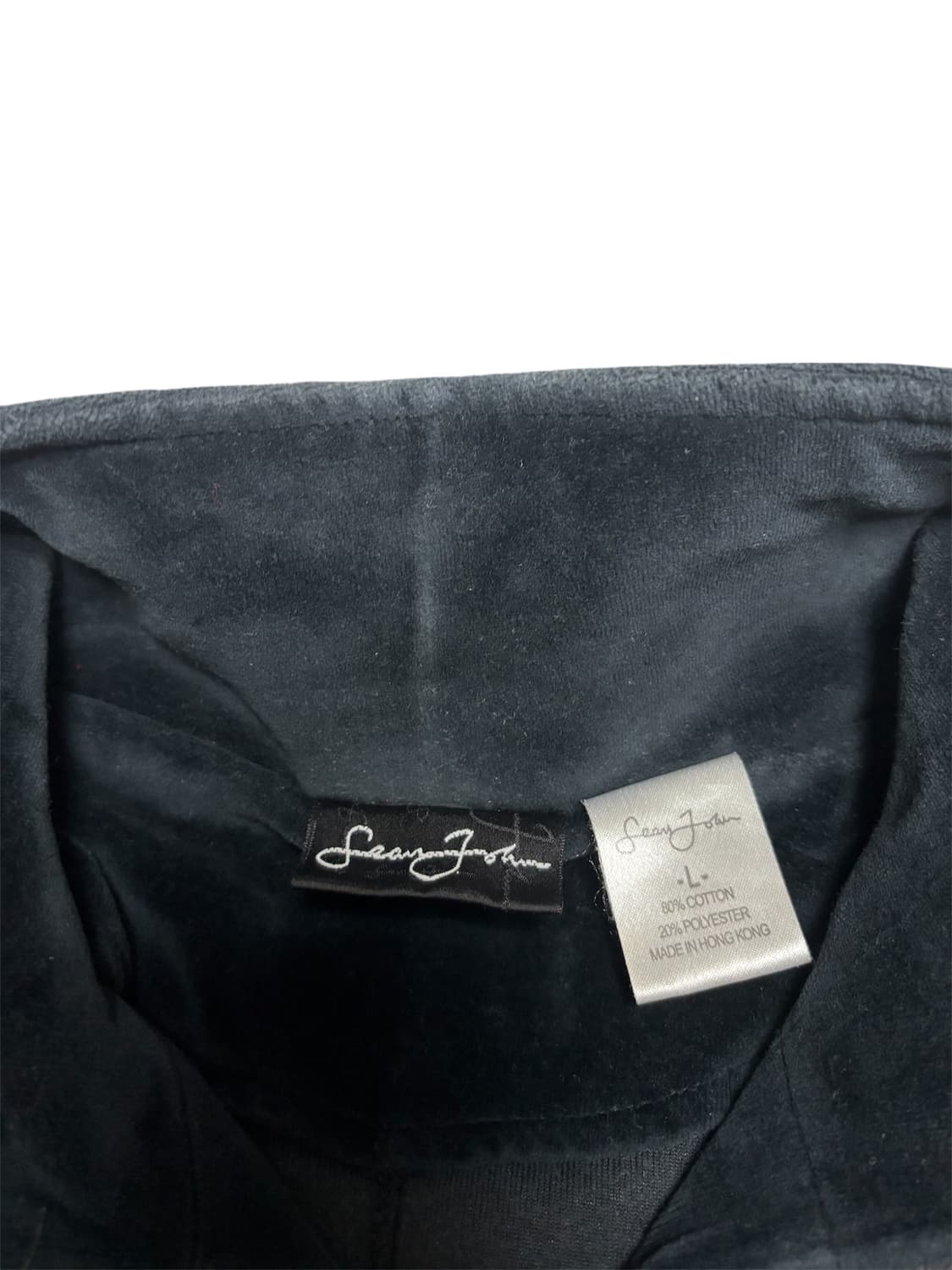 션존 블랙 트레이닝 벨벳 셋업 L 상품이미지5