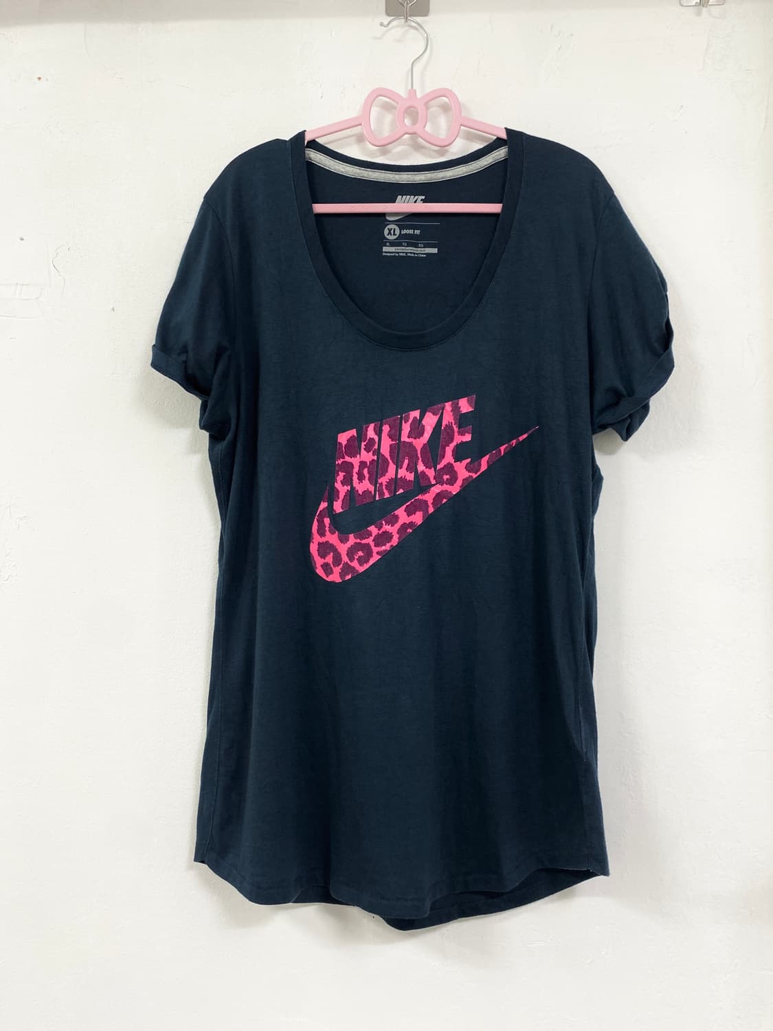 NIKE PINK LEOPARD GYARU T-SHIIR 상품이미지2