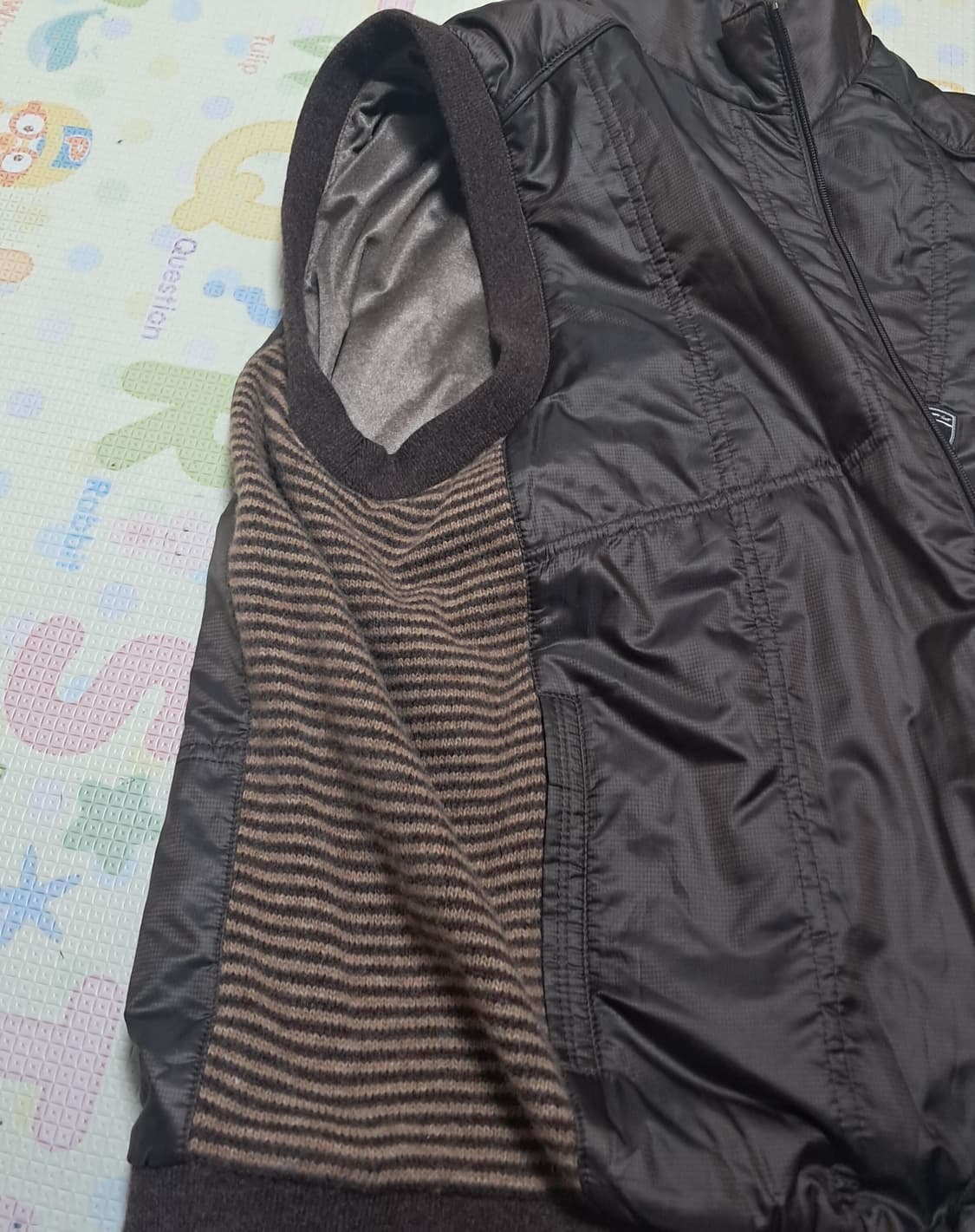 핑 남성 방풍 니트 패딩 조끼 베스트105 상품이미지7