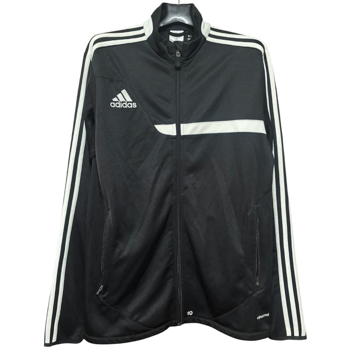 [ADIDAS] 아디다스 삼선 트랙탑 져지 블랙 상품이미지1
