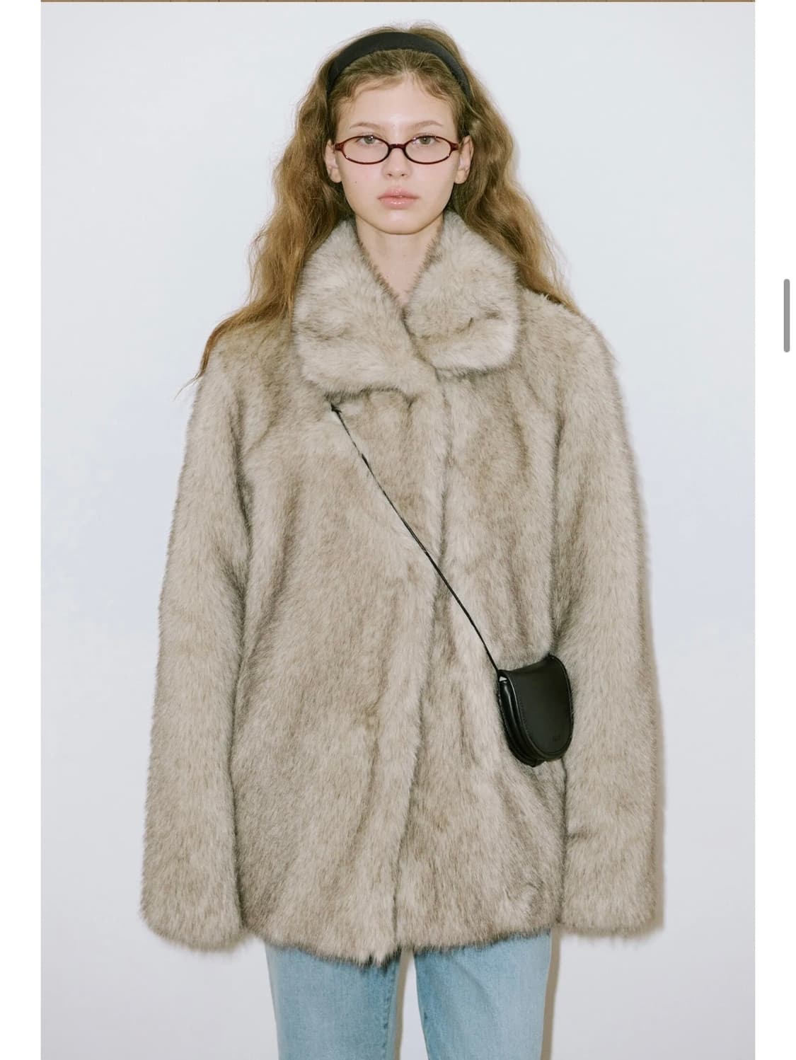 시눈 퍼자켓 애쉬브라운 새상품 상품이미지1