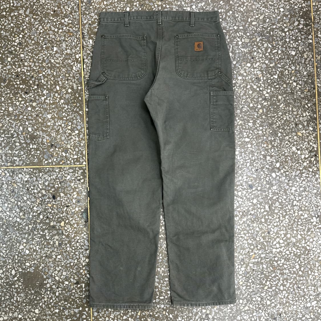 칼하트 더블니 카펜터 팬츠 B136-MOS 36 상품이미지2