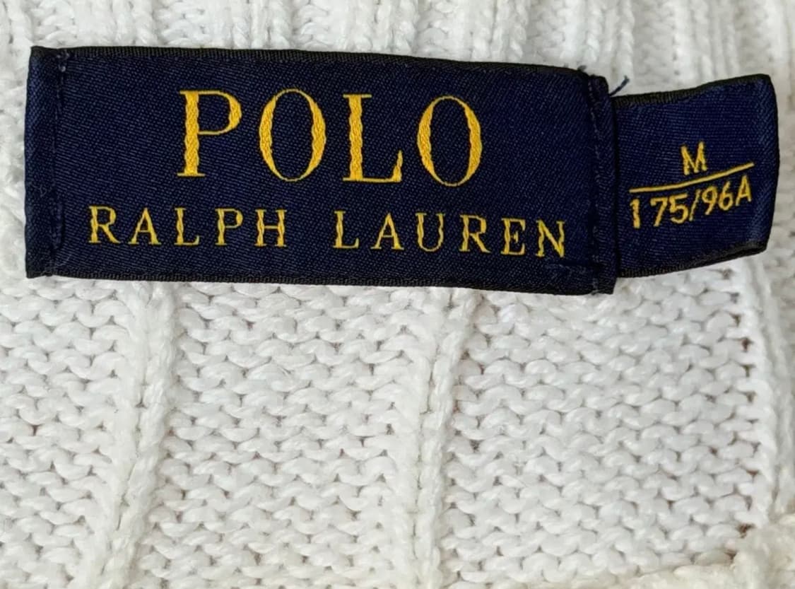 폴로 랄프로렌 화이트 케이블 니트 상품이미지3