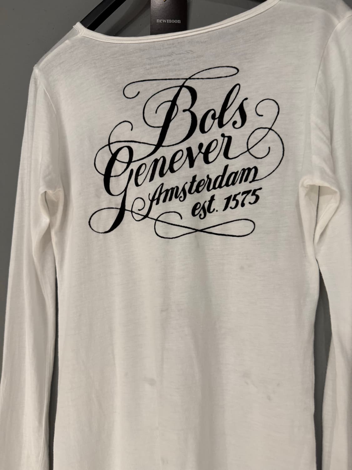 deep v-neck lettering long sleeve 상품이미지9
