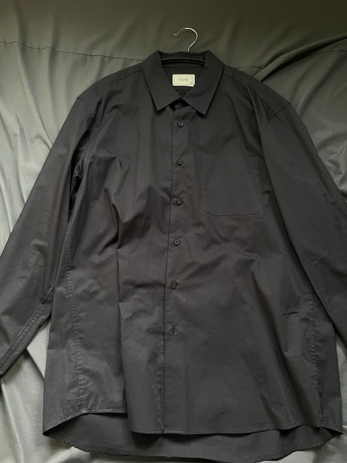 어나더오피스 down town shirt ink navy 상품이미지2