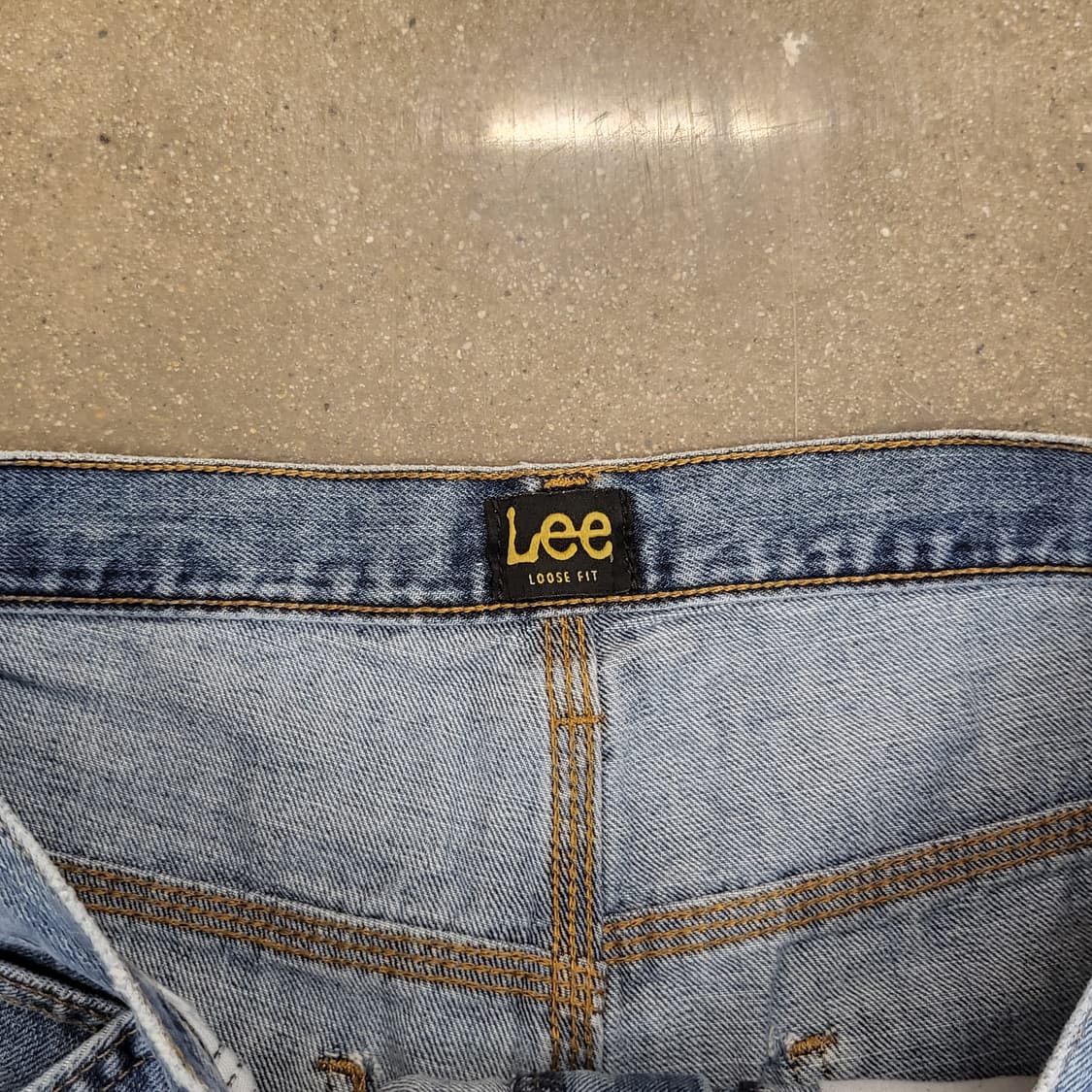 Lee 루즈핏 데님 청바지 중청 상품이미지4