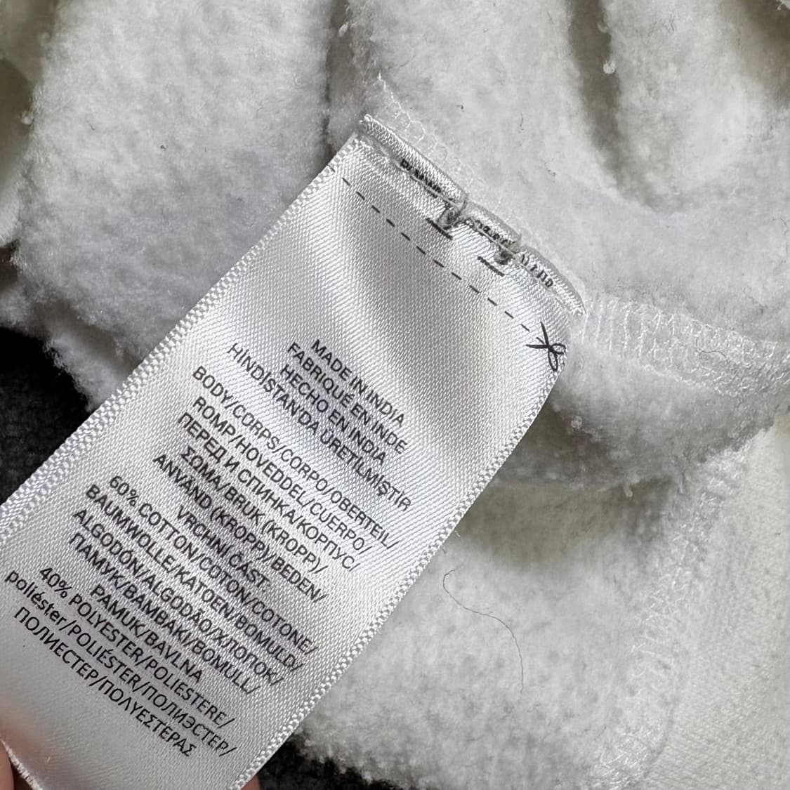 폴로 스몰 로고 아이보리 맨투맨 S 상품이미지10