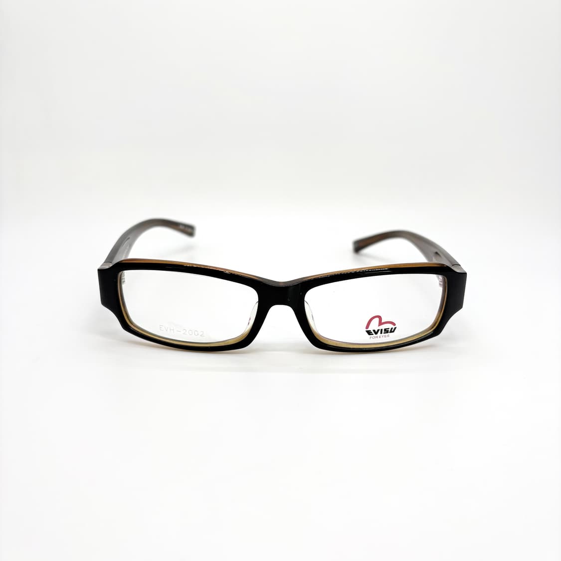 EVISU 에비수 블랙 스퀘어 빈티지 뿔테 상품이미지3