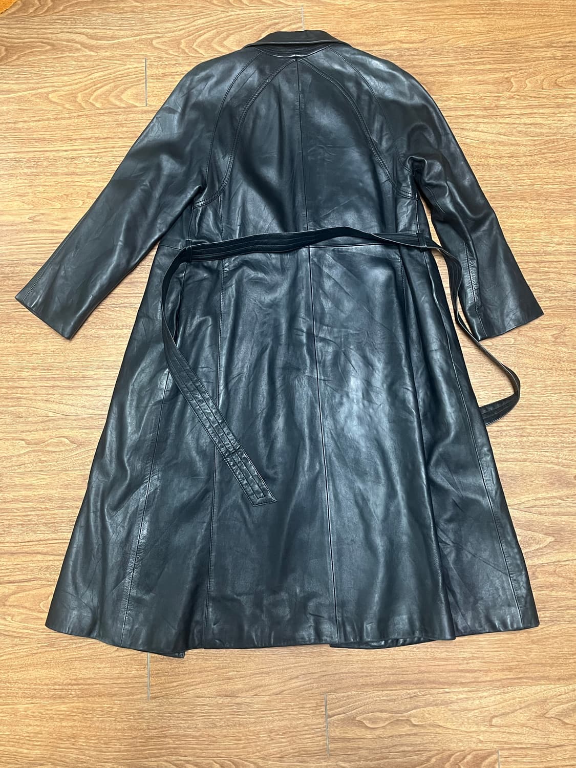 소가죽 레더 코트 상품이미지2