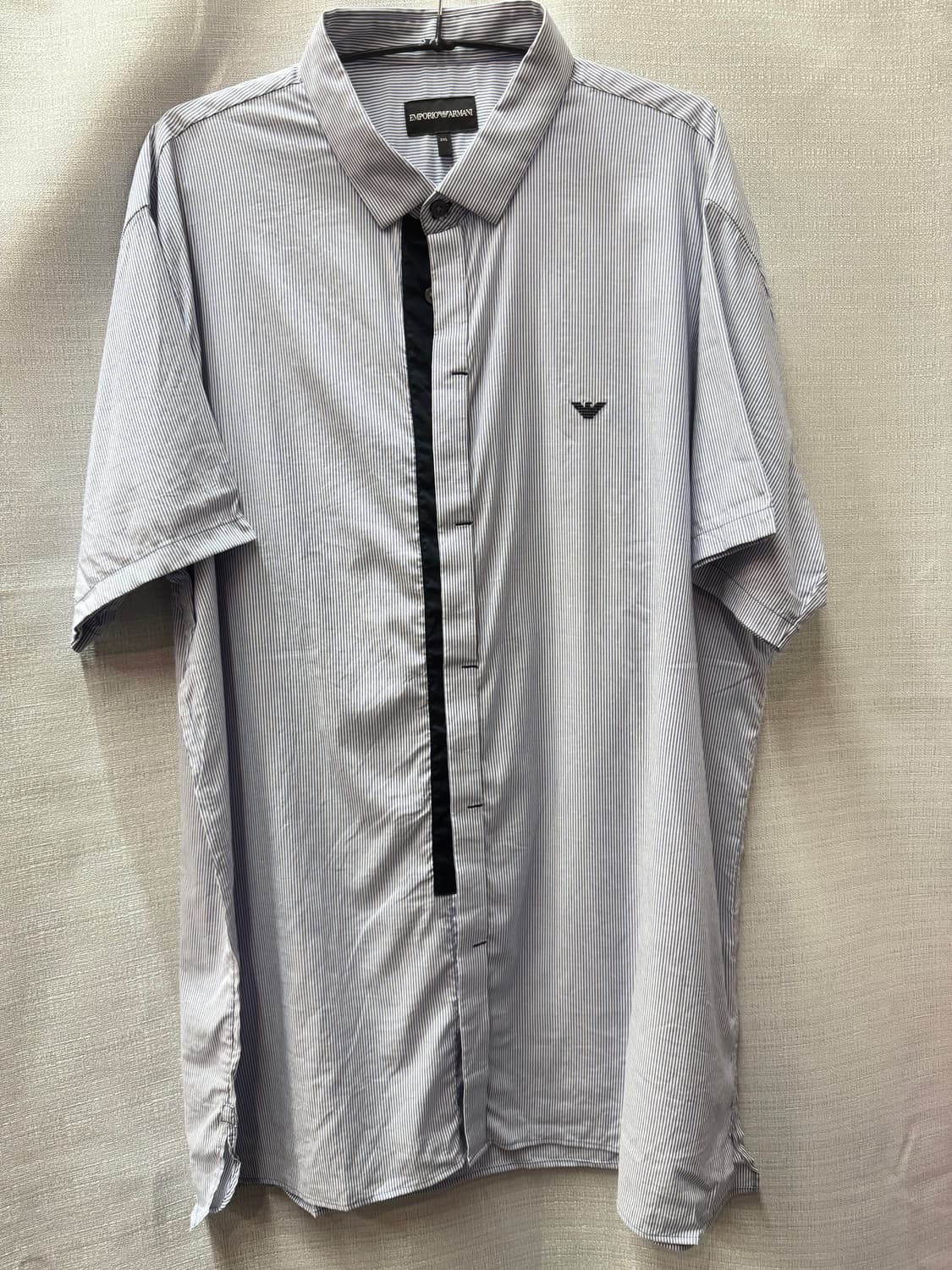 엠포리오 아르마니 스트라이프 반팔셔츠 3XL(XL~2XL) 상품이미지1