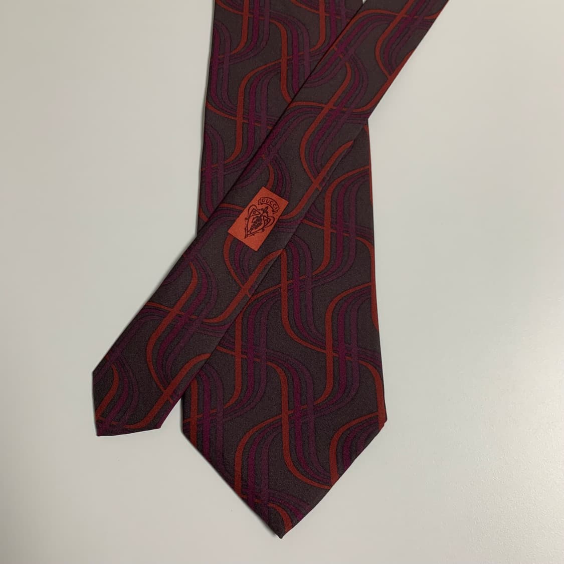 구찌(GUCCI) 명품넥타이 새상품급 정장룩코디 S등급 9.5cm 상품이미지3