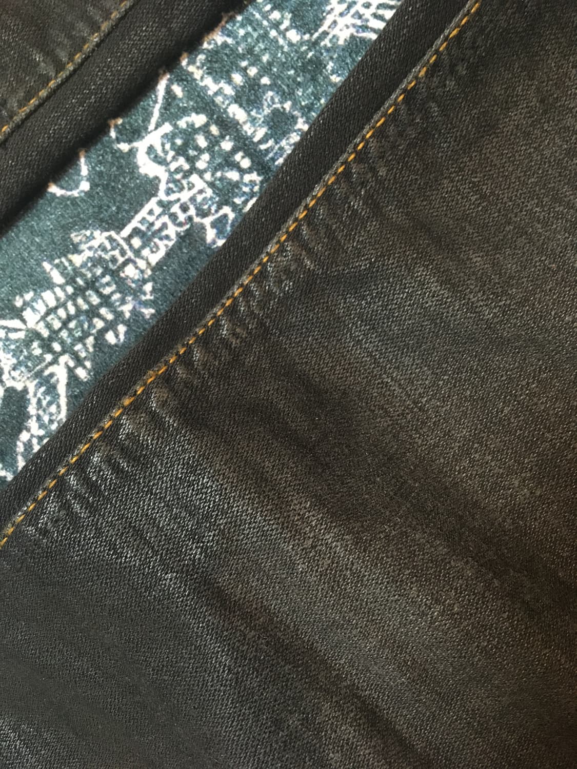 Vinatge wax coating jean 상품이미지4