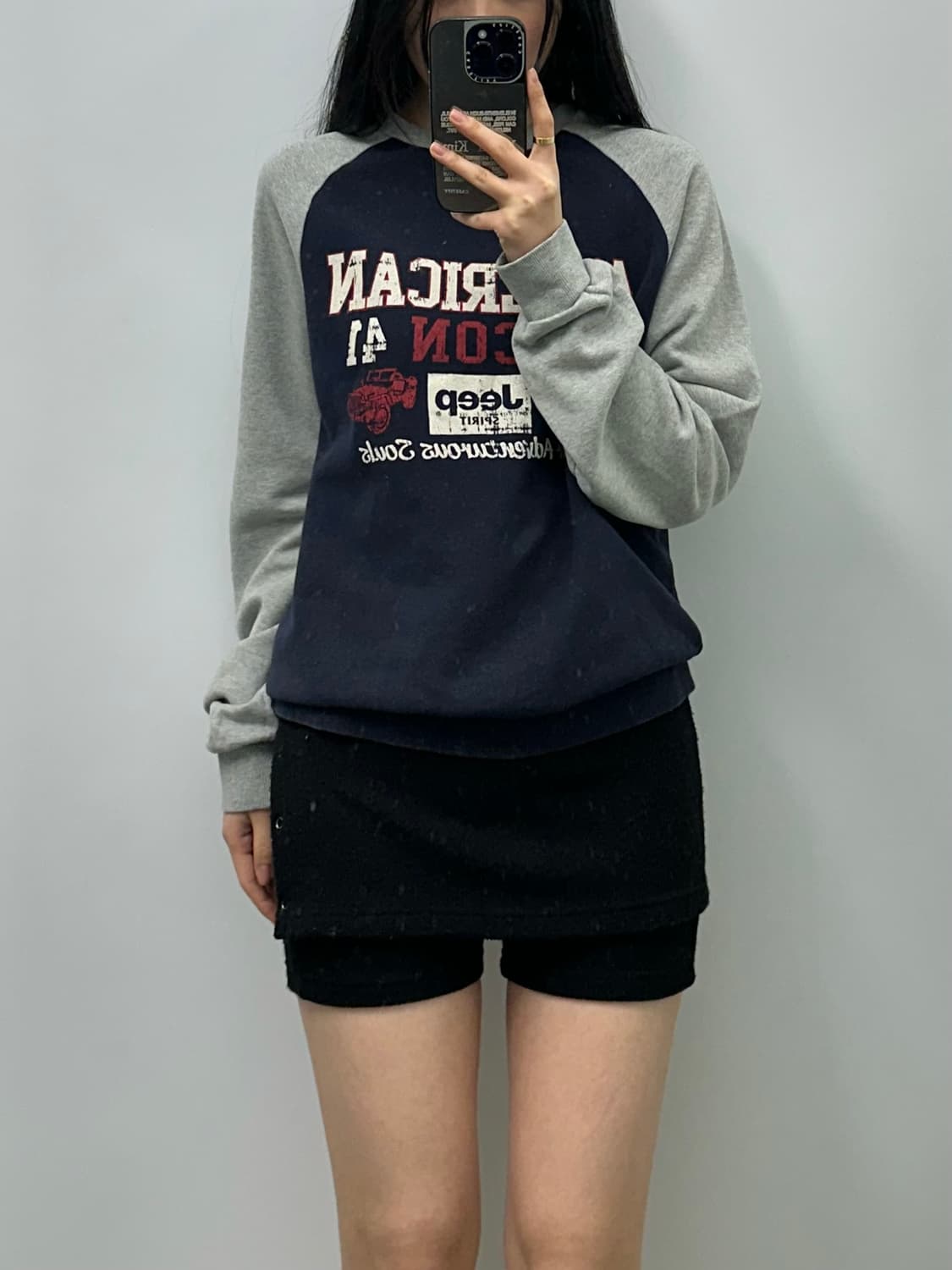 Jeep 지프 y2k 와투케 나그랑 맨투맨 상품이미지1