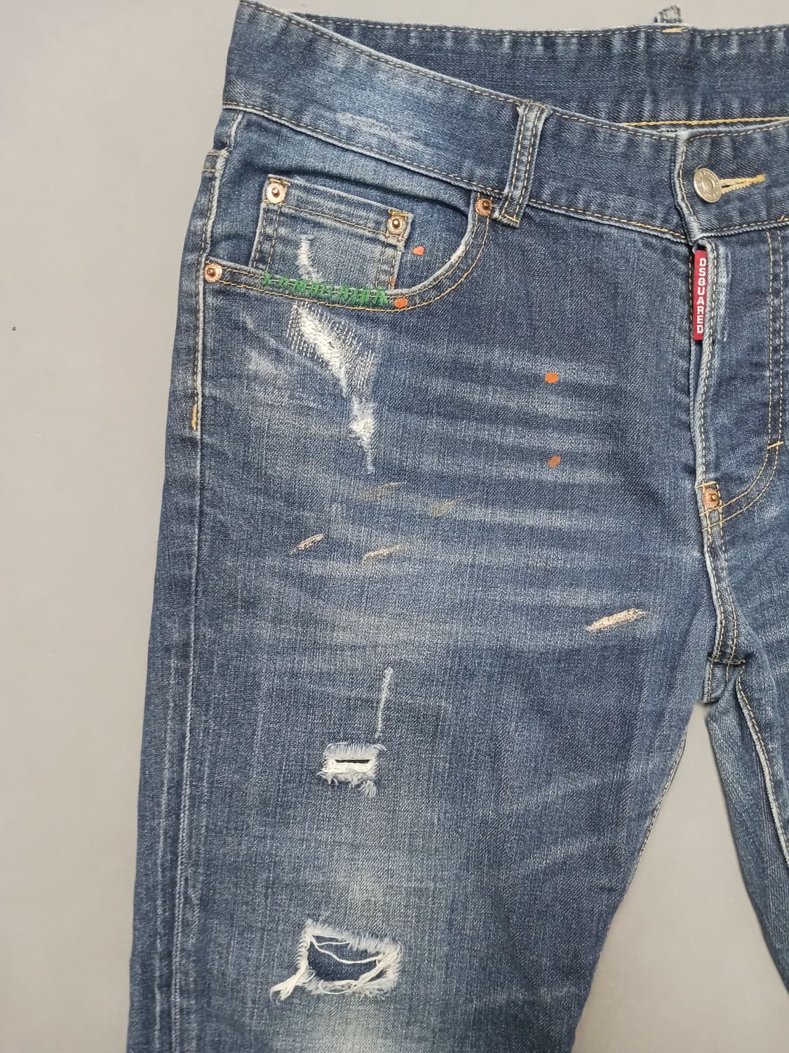 [32] 디스퀘어드2 더티페인트 클레멘트진 청바지 상품이미지2