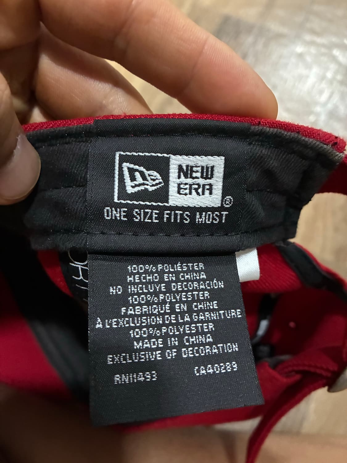 [새상품] 뉴에라 레드 모자 상품이미지3