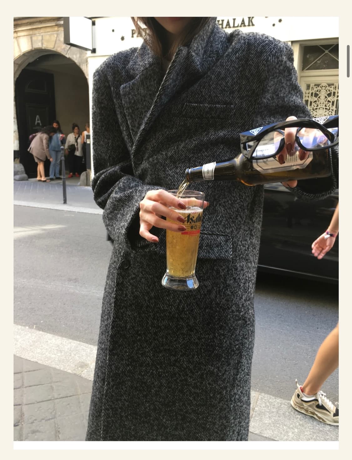 714center Vintage Herringbon coat 상품이미지5