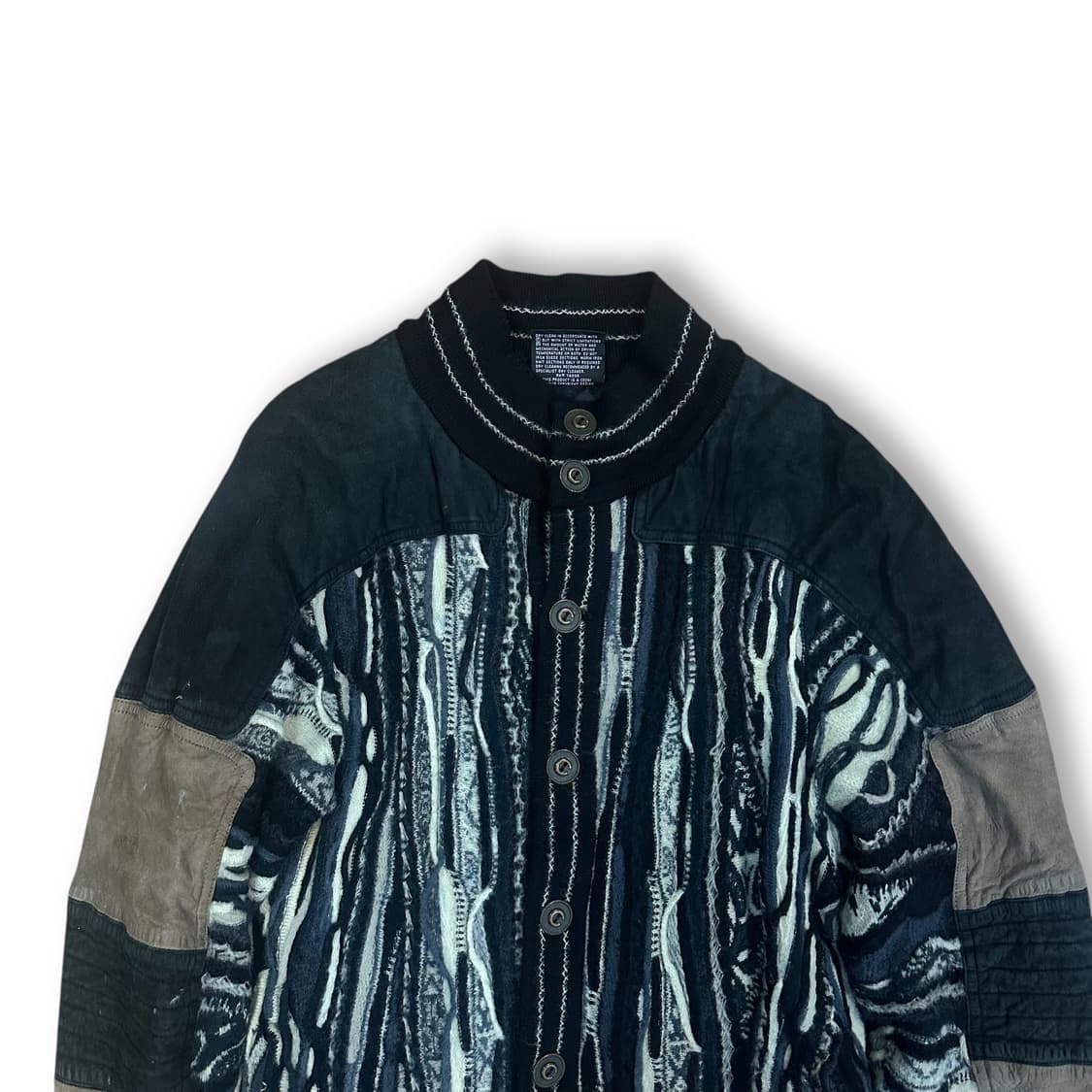 쿠지 스웨이드 케이블 가디건 상품이미지2