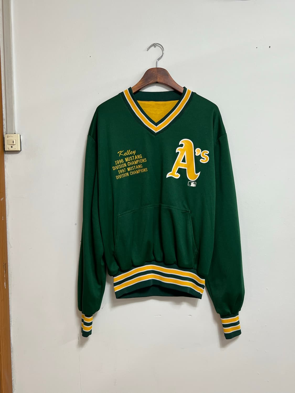 빈티지 90s 오클랜드 애슬레틱스 야구 저지 상품이미지1