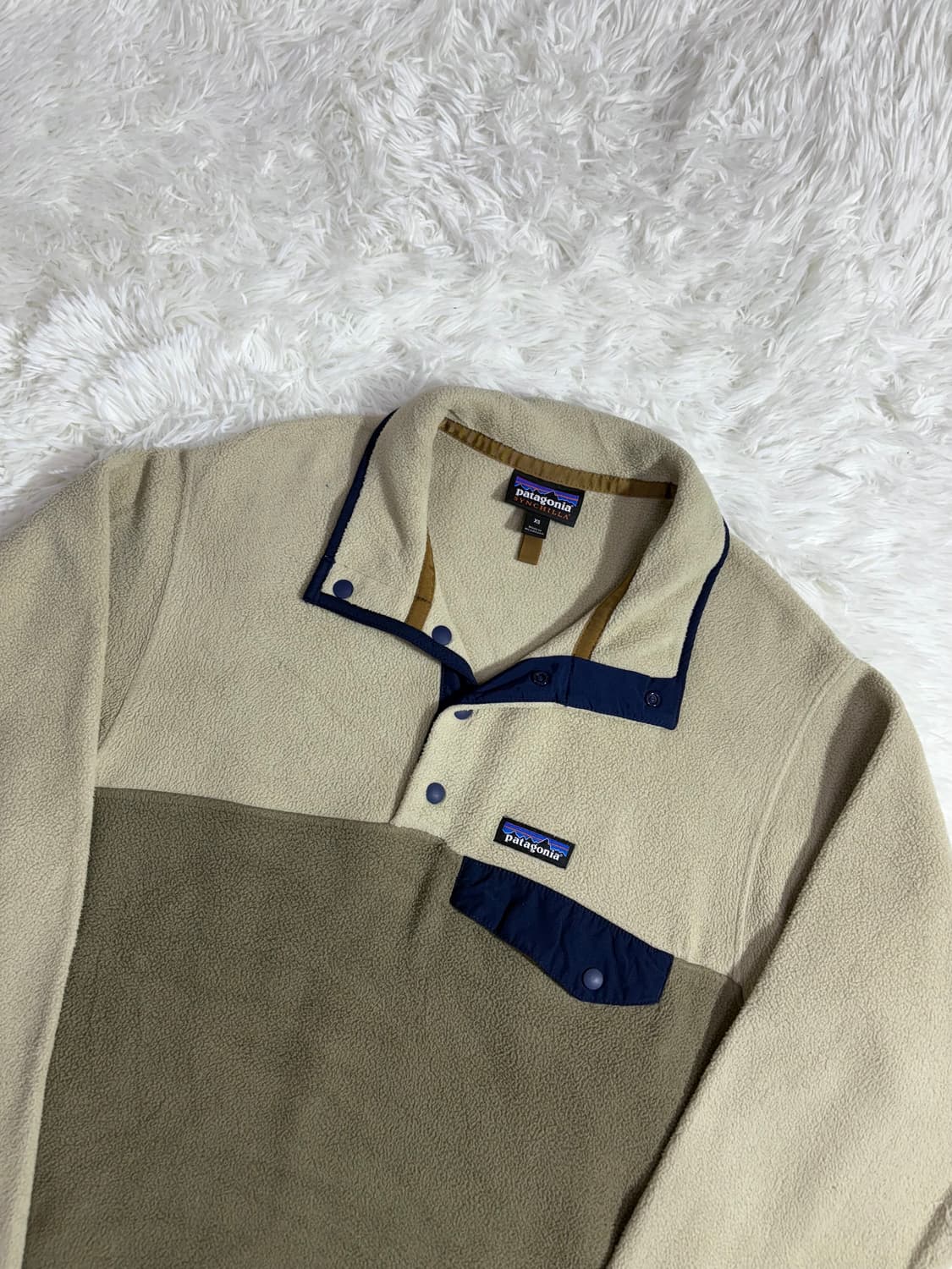 파타고니아 신칠라 버튼 플리스 반집업  상품이미지5