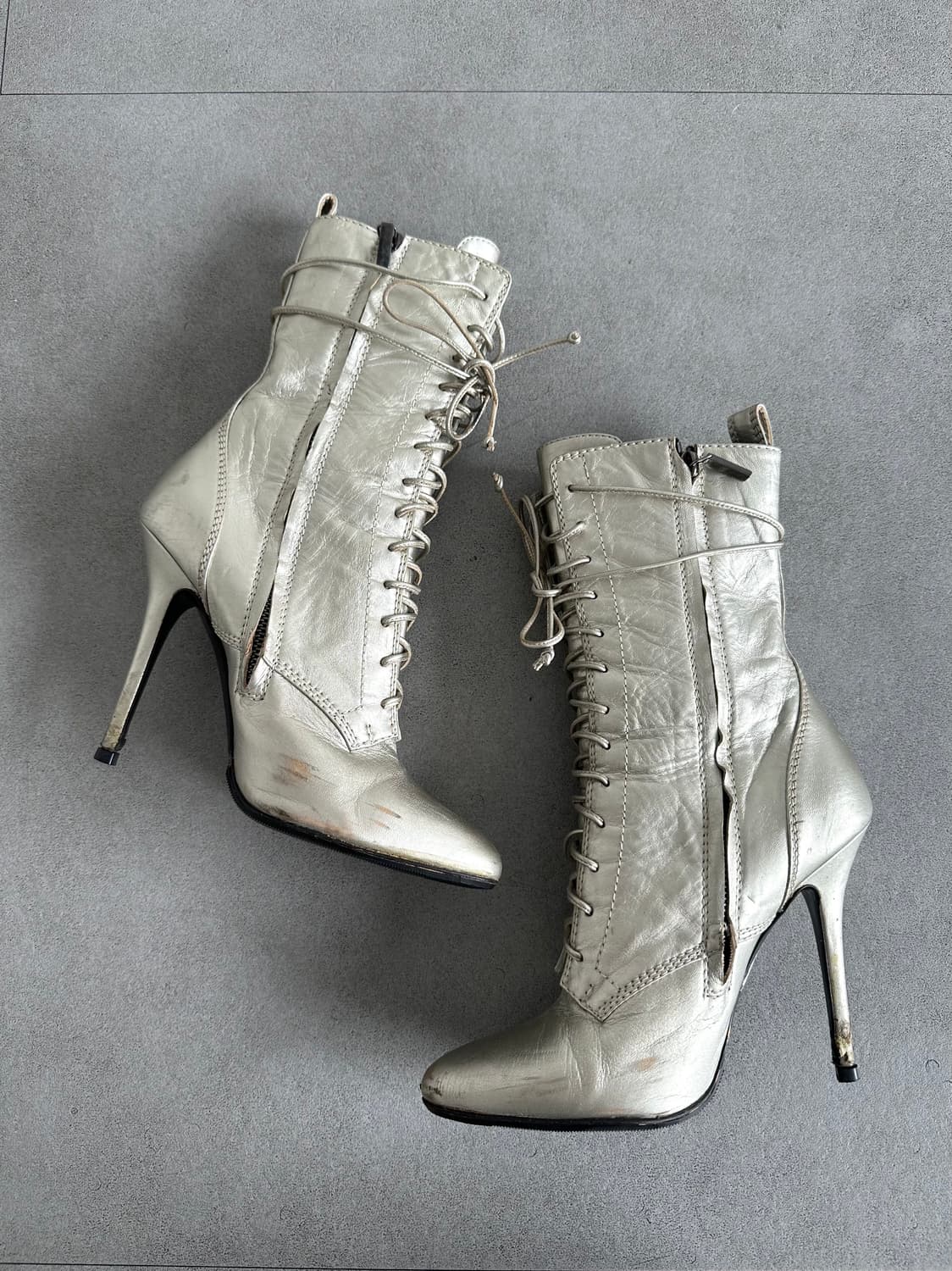 발망 x 쥬세페자노티 실버 힐 복서 부츠 상품이미지3