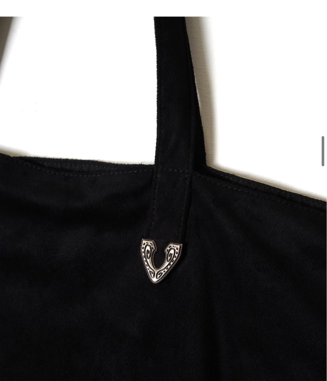 WESTERN HANDLE SHOPPER BAG BLACK 숄더백 판매 상품이미지2